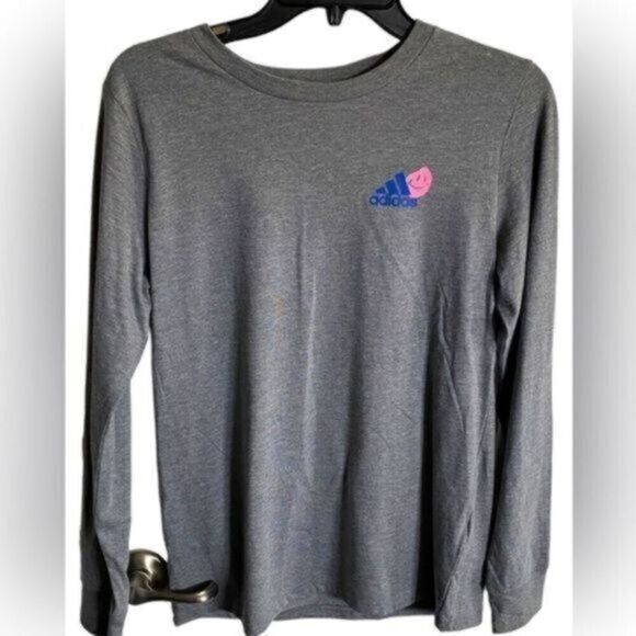 NWat - Boys Adidas Long Sleeve Tee - Size Large - Picture 1 of 4
